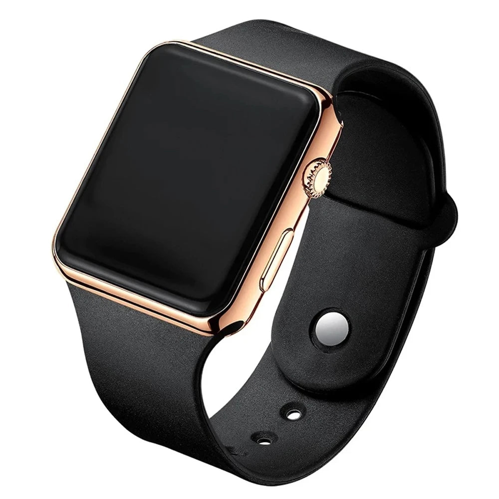 SportSquare™ LED Digital Silicone Watch