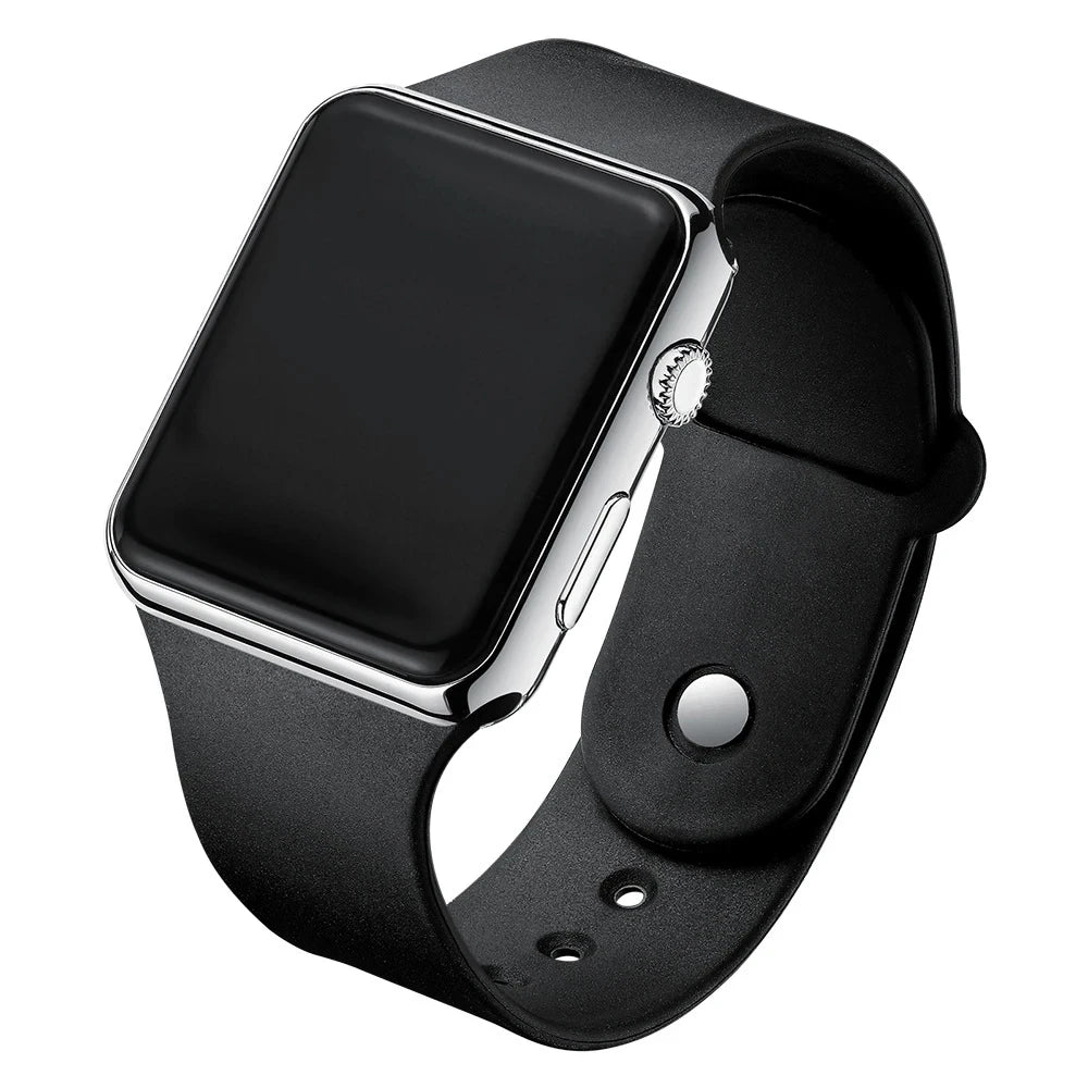SportSquare™ LED Digital Silicone Watch