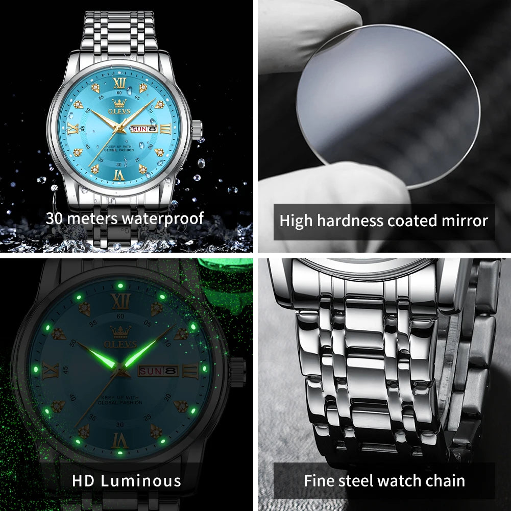 SteelClassic™ Roman Men’s Quartz Watch
