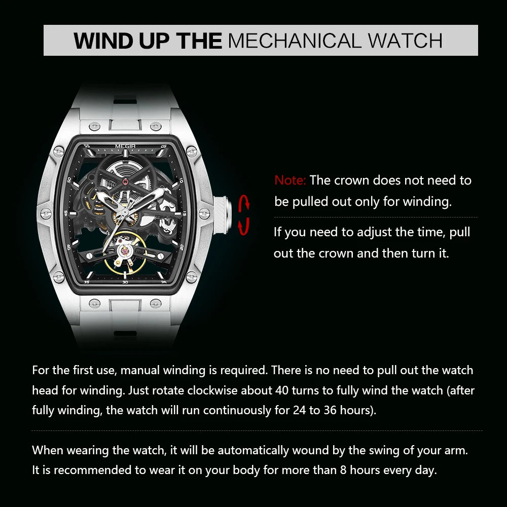 UltraSkel™ Skeleton Automatic Sport Watch