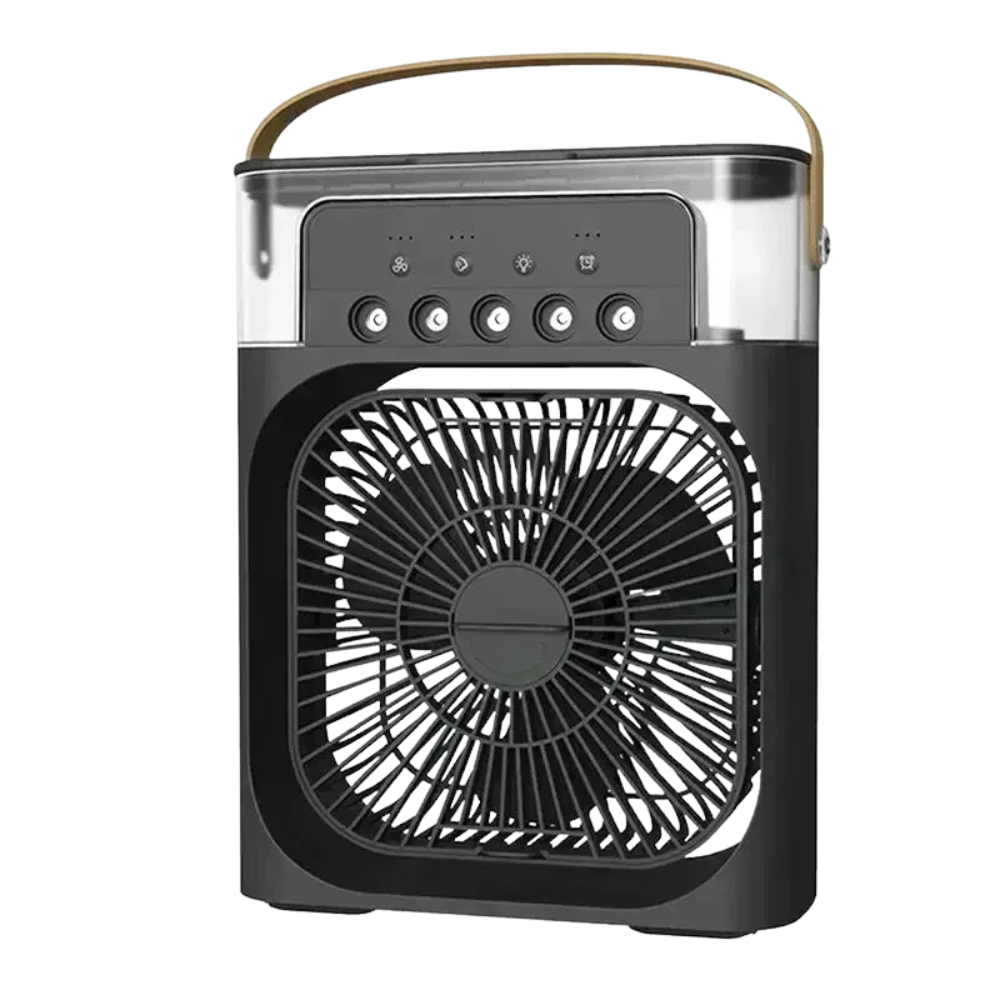 3 in 1 Portable Air Conditioner Fan – Mini Air Cooler, Humidifier & LED Night Light for Home or Office