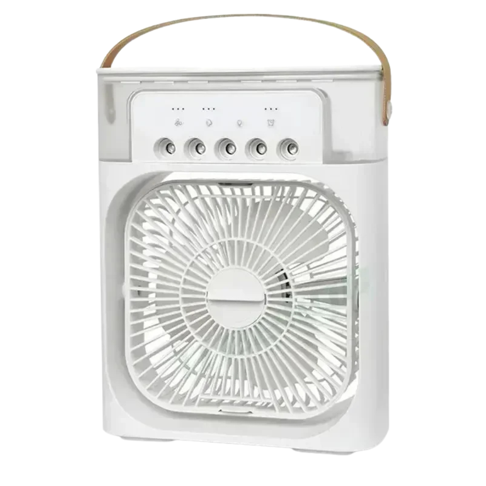 3 in 1 Portable Air Conditioner Fan – Mini Air Cooler, Humidifier & LED Night Light for Home or Office