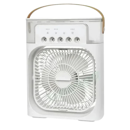 3 in 1 Portable Air Conditioner Fan – Mini Air Cooler, Humidifier & LED Night Light for Home or Office