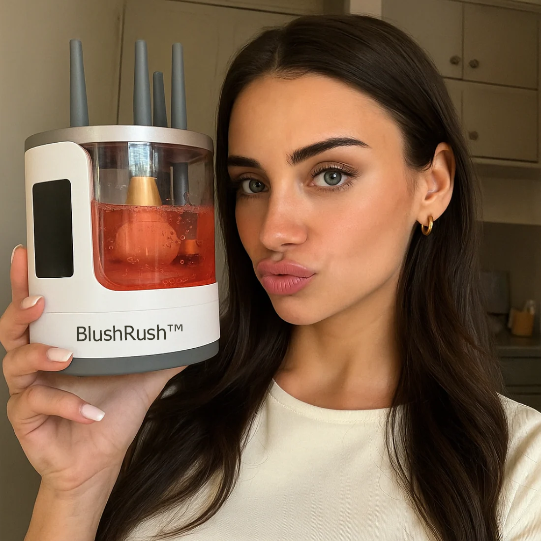 BlushRush™ Automatic Makeup Brush Cleaner
