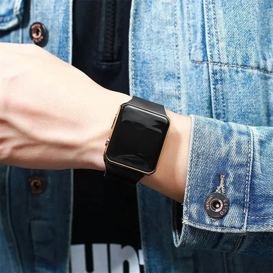 SportSquare™ LED Digital Silicone Watch