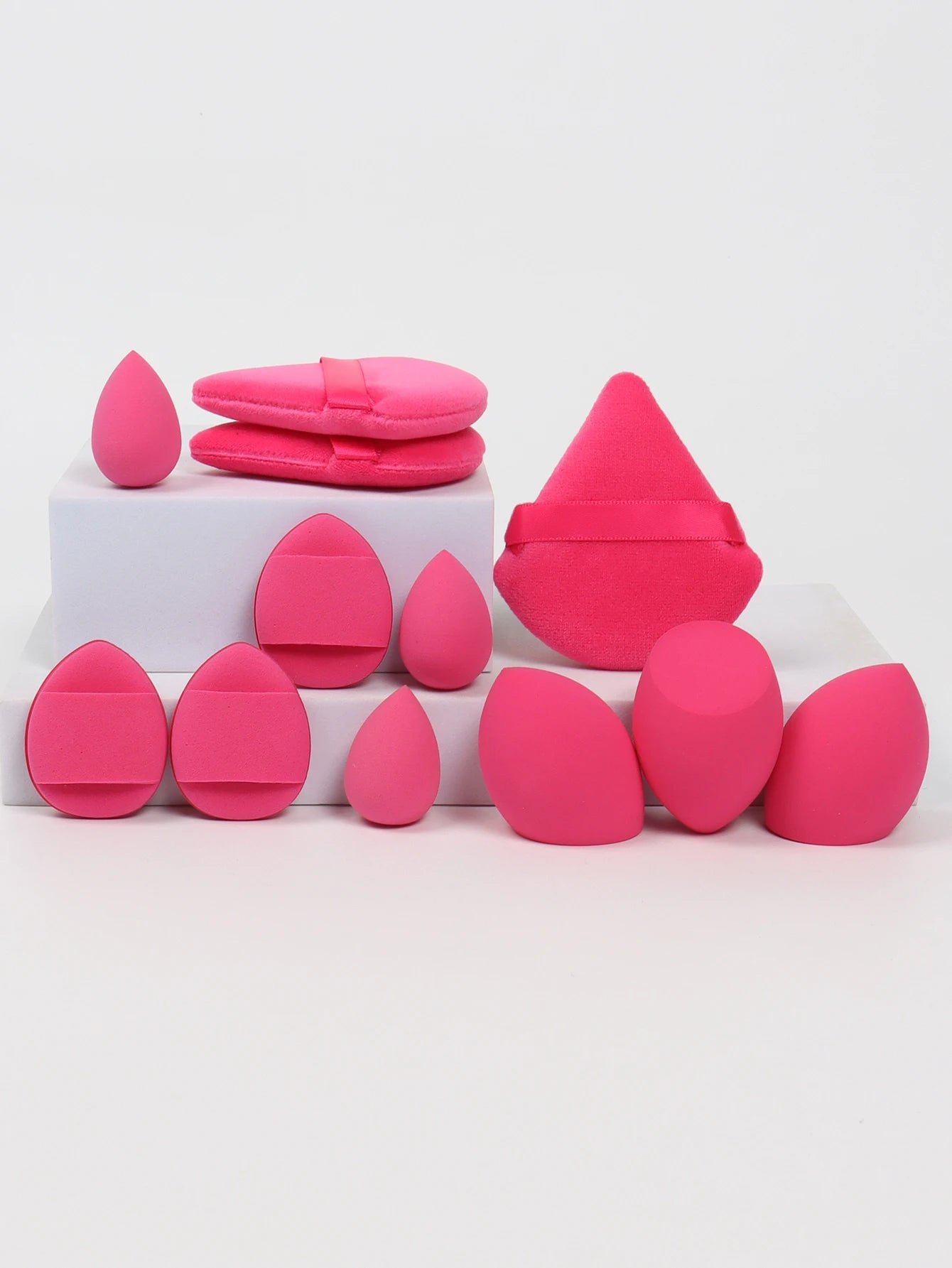 12-Piece All-Purpose Makeup Sponge & Puff Set