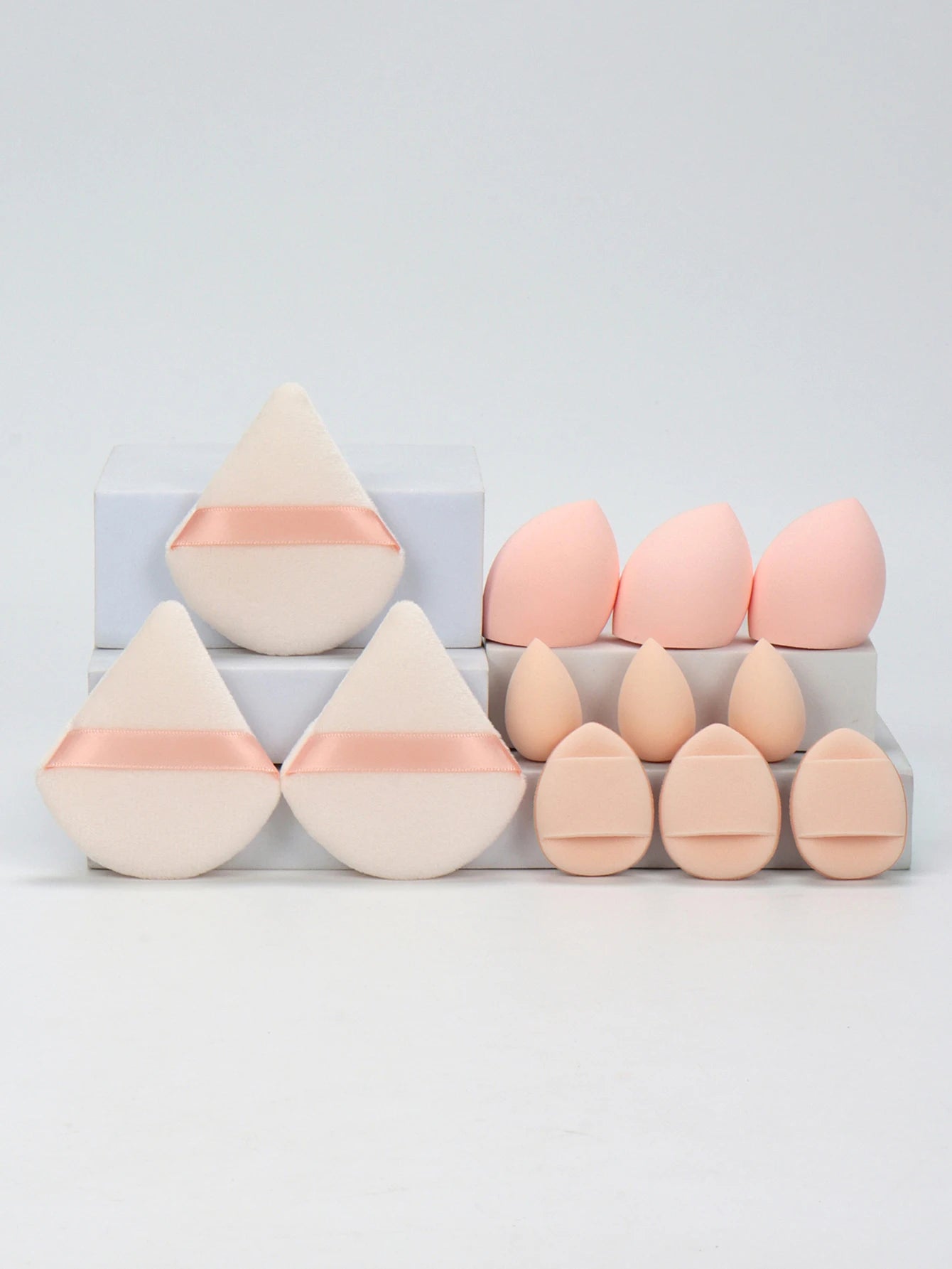 12-Piece All-Purpose Makeup Sponge & Puff Set