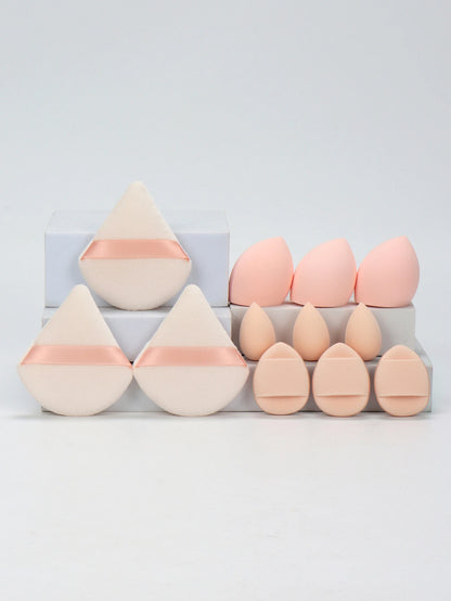 12-Piece All-Purpose Makeup Sponge & Puff Set