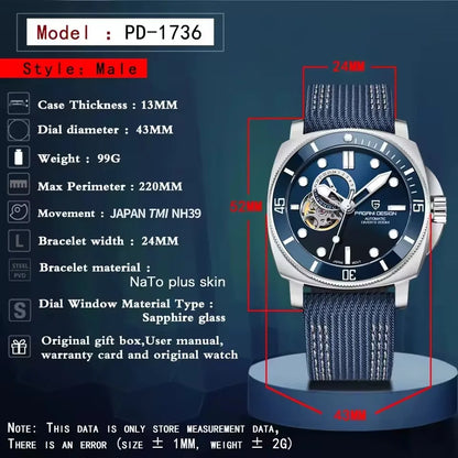 Stealth Dive™ 43 Automatic Diver Watch