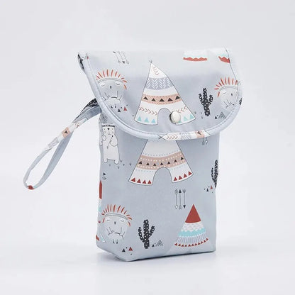Waterproof Wet Dry Diaper Bag – Nappy Organizer Pouch for Travel & Stroller