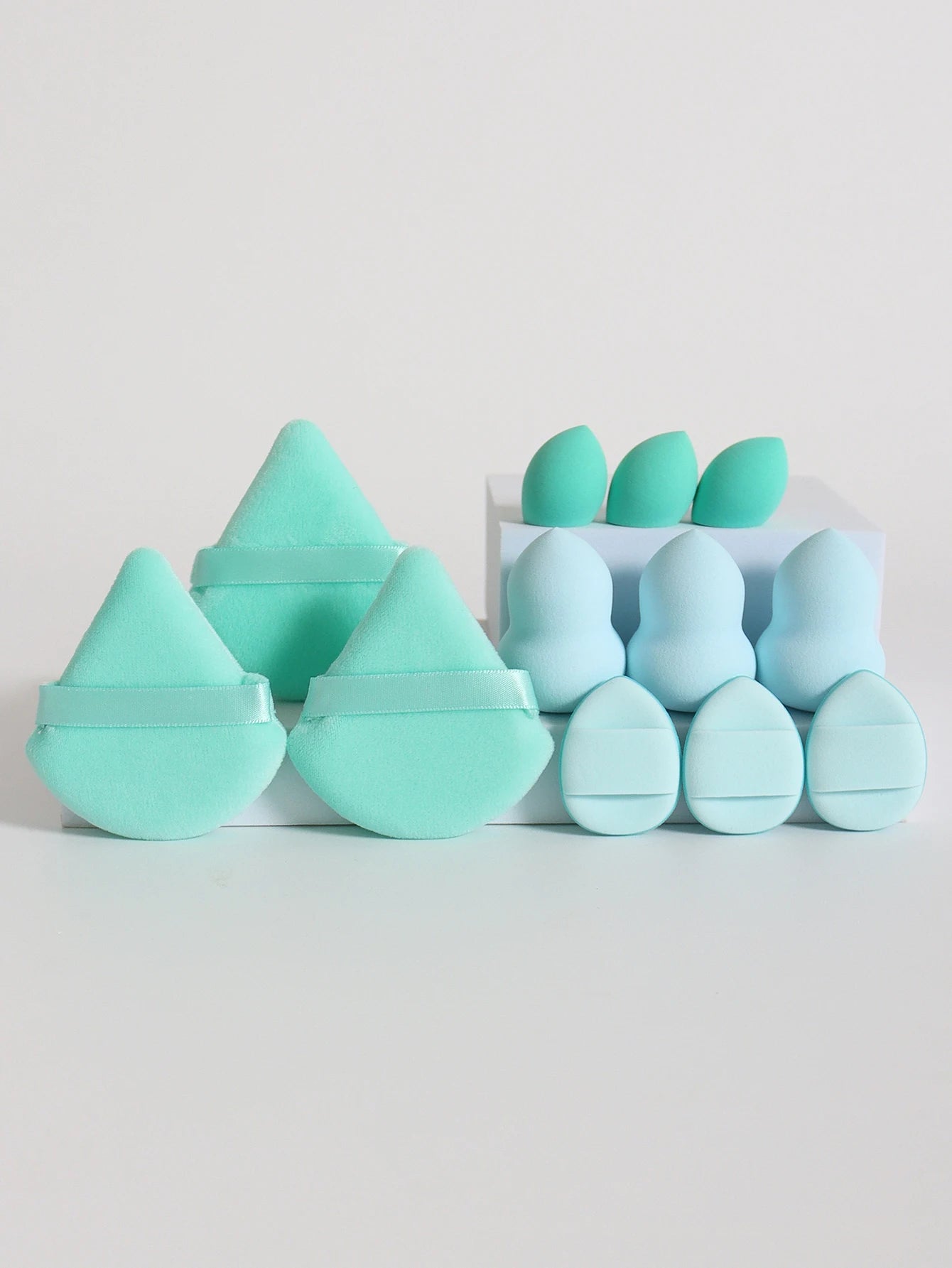 12-Piece All-Purpose Makeup Sponge & Puff Set