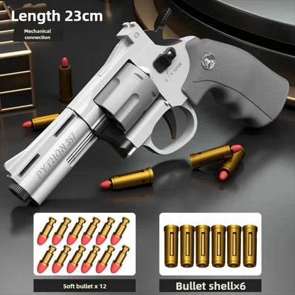 ZP5 357 Revolver Toy Gun – Continuous Firing Soft Dart Blaster Pistol