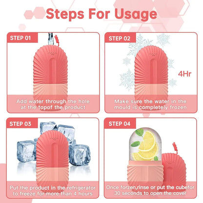 Ice Facial Roller – Skin Cooling Globe for Lifting, Contouring & Soothing Puffy Skin
