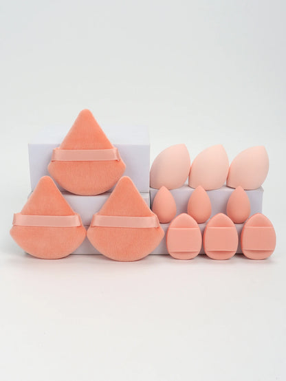 12-Piece All-Purpose Makeup Sponge & Puff Set