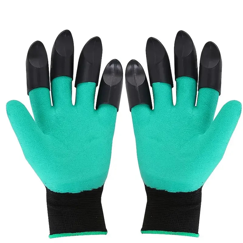 Claw Gardening Gloves – Waterproof Latex Coated Unisex Gloves with Built-In Claws for Digging, Planting & Yard Work