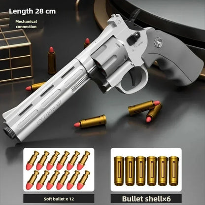 ZP5 357 Revolver Toy Gun – Continuous Firing Soft Dart Blaster Pistol