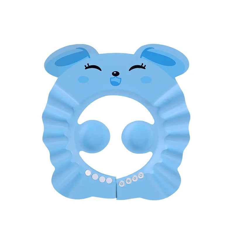 Adjustable Soft Baby Shampoo Shower Cap with Ear Protection