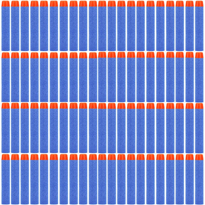 FRENSIT 7.2cm Foam Refill Darts – Blue Round Head Bullets for Nerf N-Strike Elite Blasters