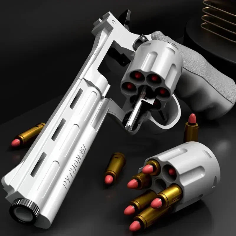 ZP5 357 Revolver Toy Gun – Continuous Firing Soft Dart Blaster Pistol