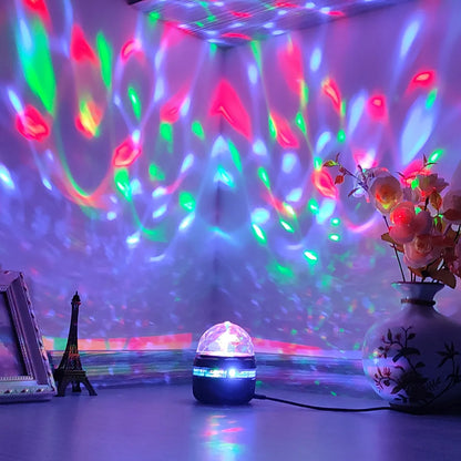 Starry Sky Galaxy Star Projector – LED Night Light with Remote, Sound-Activated & USB Charging, 7 Modes for Kids & Party Décor