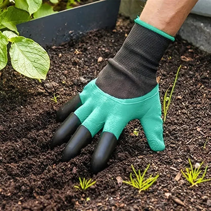 Claw Gardening Gloves – Waterproof Latex Coated Unisex Gloves with Built-In Claws for Digging, Planting & Yard Work