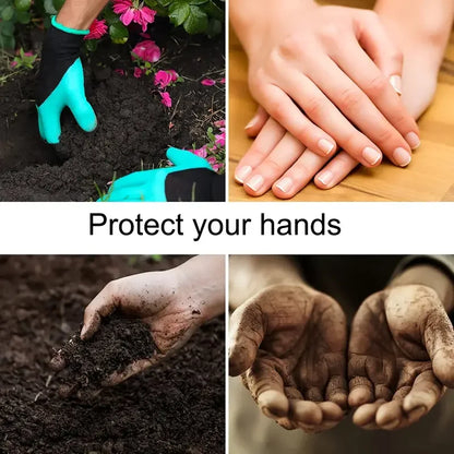 Claw Gardening Gloves – Waterproof Latex Coated Unisex Gloves with Built-In Claws for Digging, Planting & Yard Work