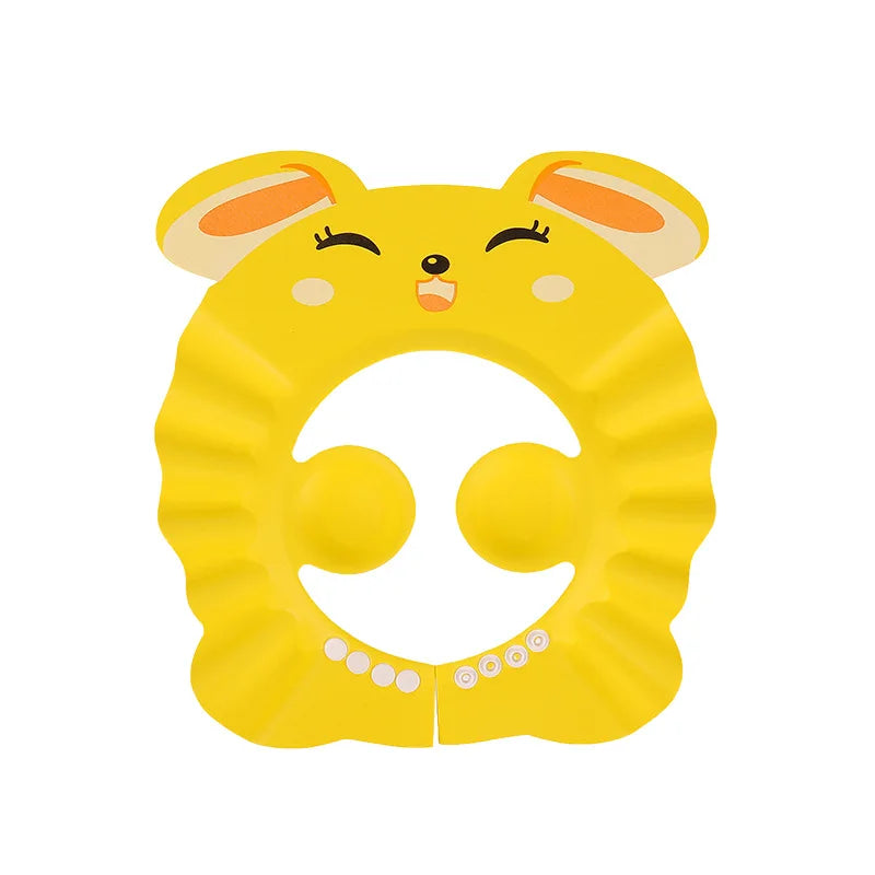 Adjustable Soft Baby Shampoo Shower Cap with Ear Protection