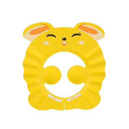 Adjustable Soft Baby Shampoo Shower Cap with Ear Protection