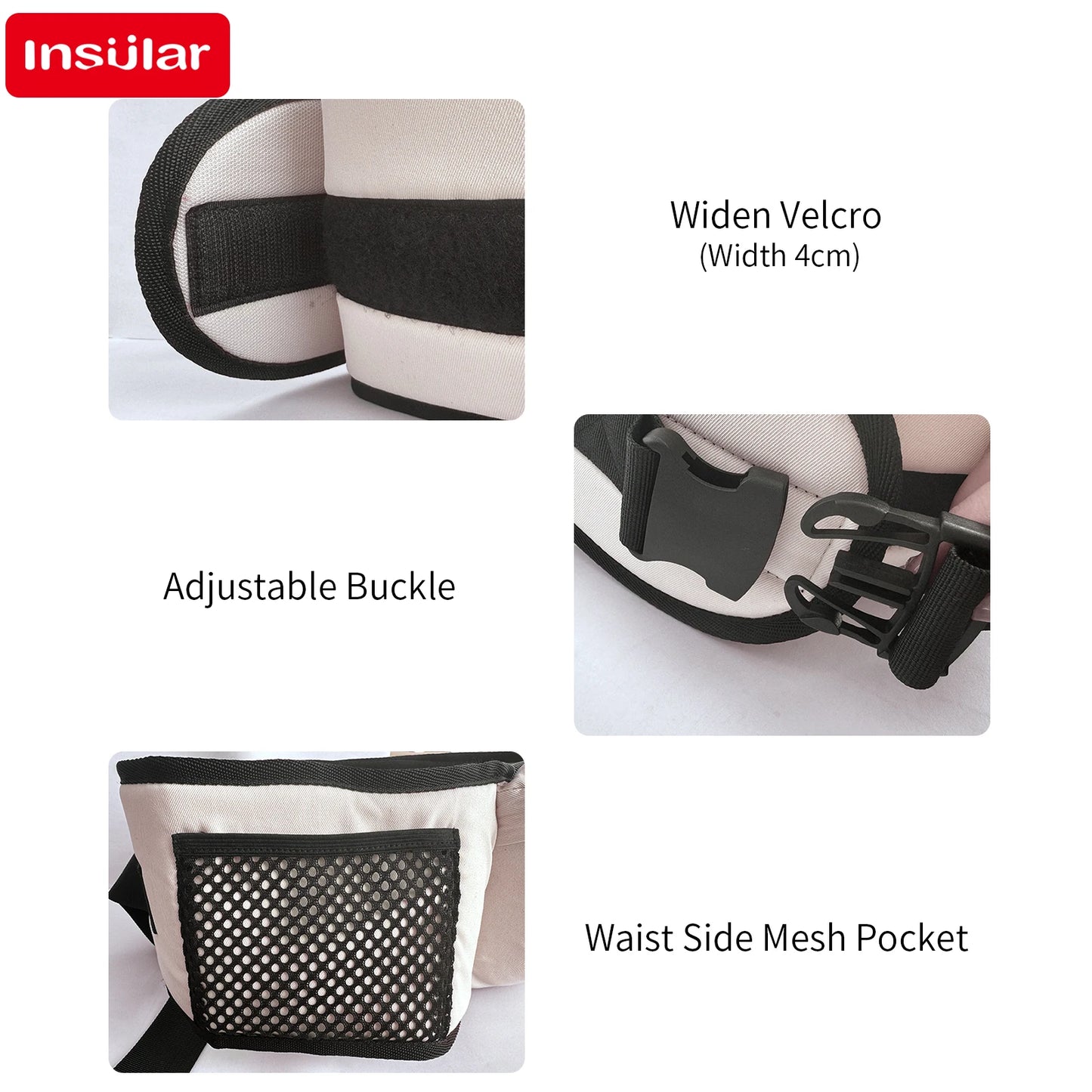 Baby Carrier Waist Stool – Adjustable Infant Hip Seat Sling with Waist Belt, Ergonomic Toddler Backpack for Newborns & Kids