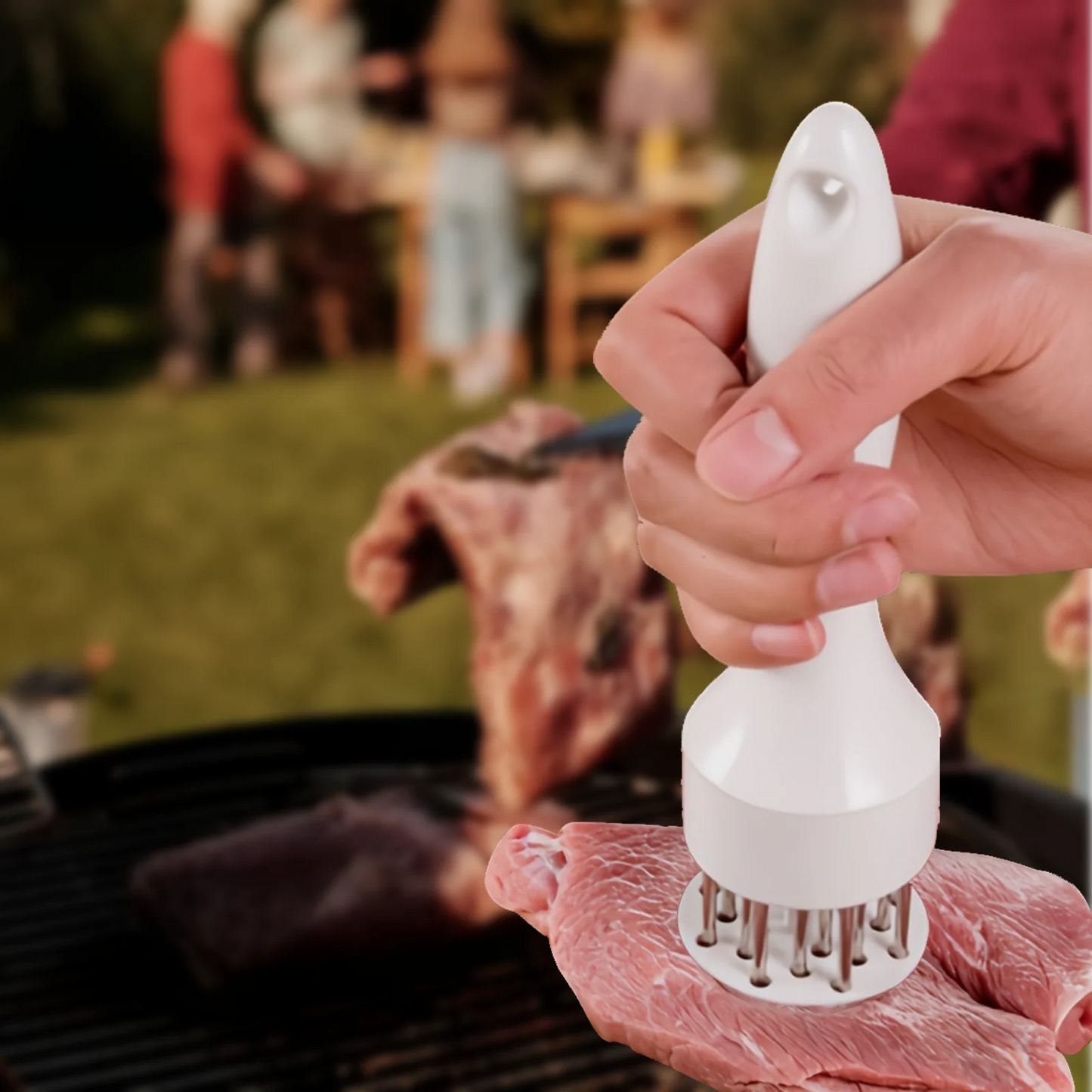 Stainless Steel Meat Tenderizer Hammer – Steak & Meat Needle Tool for Tenderizing, Loosening Tendons, and Daily Kitchen Use