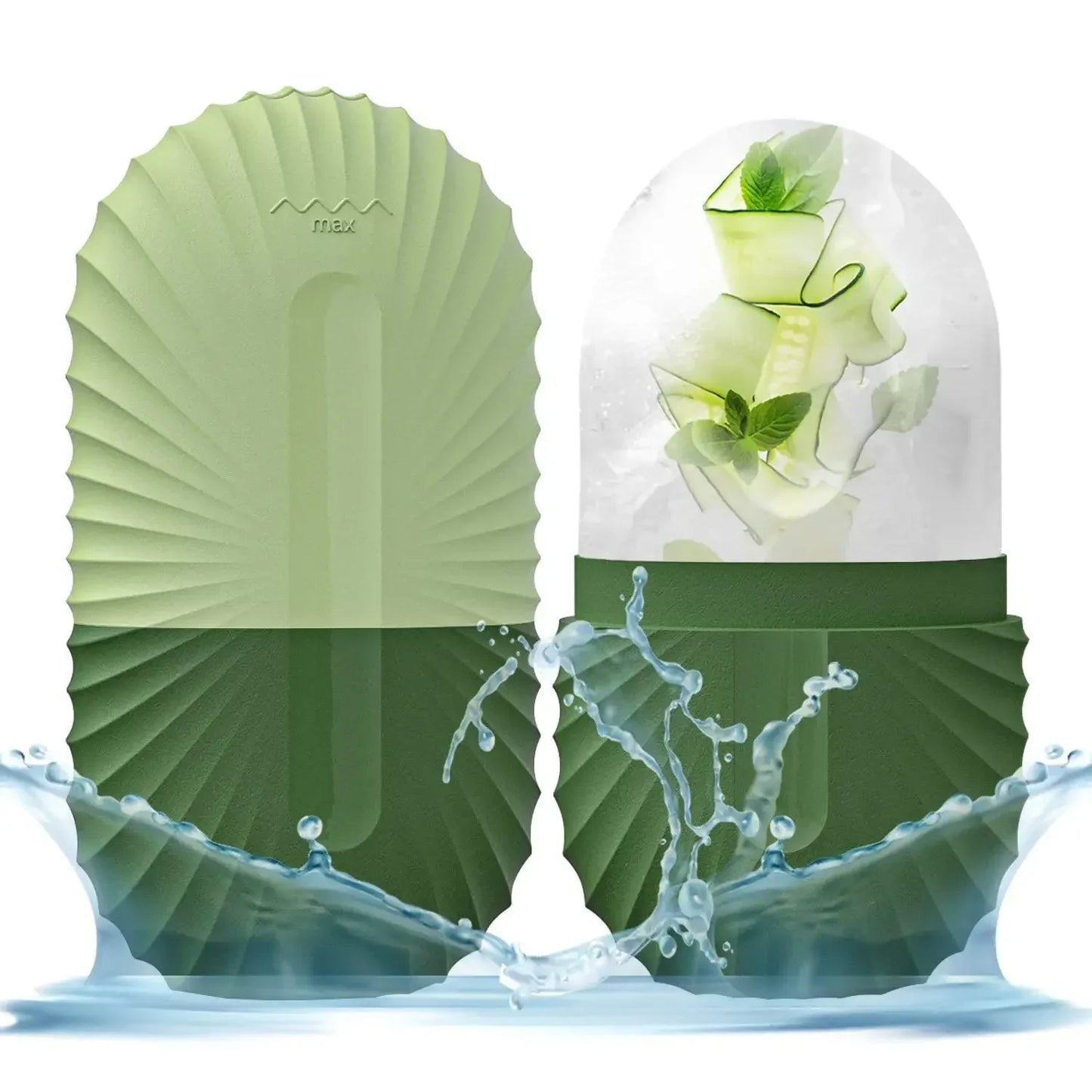 Ice Facial Roller – Skin Cooling Globe for Lifting, Contouring & Soothing Puffy Skin