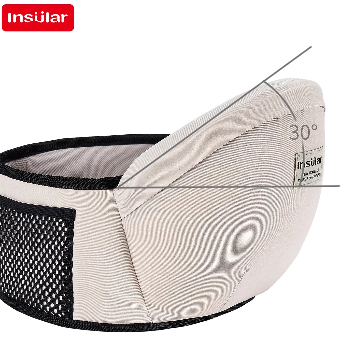 Baby Carrier Waist Stool – Adjustable Infant Hip Seat Sling with Waist Belt, Ergonomic Toddler Backpack for Newborns & Kids