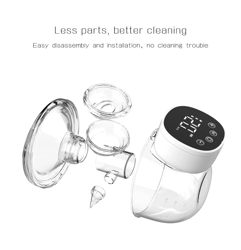 Wearable Breast Pump – Hands-Free Electric Breastfeeding Pump, Portable Automatic Breast Milk Pumping Machine for Mothers