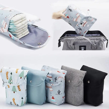 Waterproof Wet Dry Diaper Bag – Nappy Organizer Pouch for Travel & Stroller