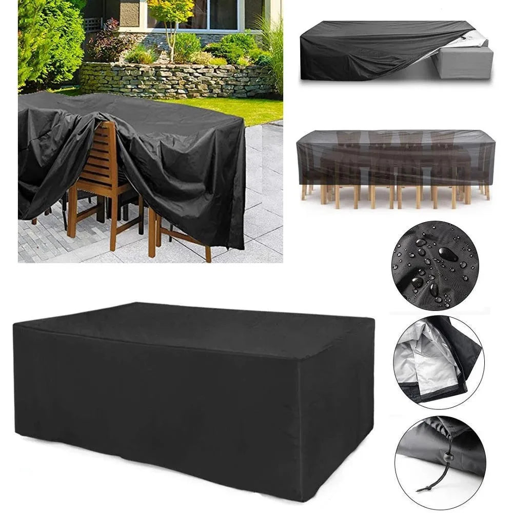Waterproof Outdoor Furniture Cover – Heavy-Duty Dust, Rain & Snow Protection for Patio Chairs, Sofas & Tables