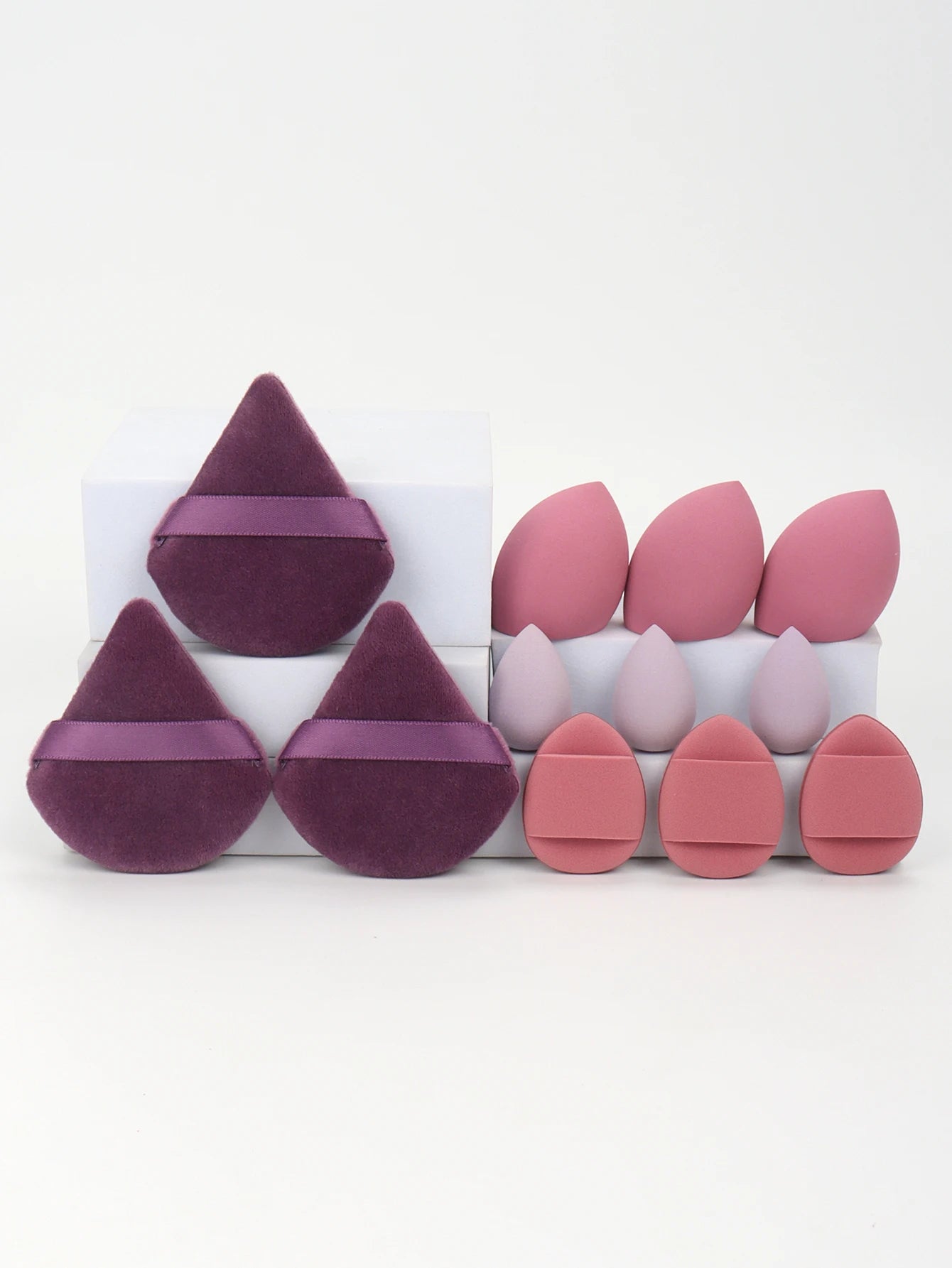 12-Piece All-Purpose Makeup Sponge & Puff Set