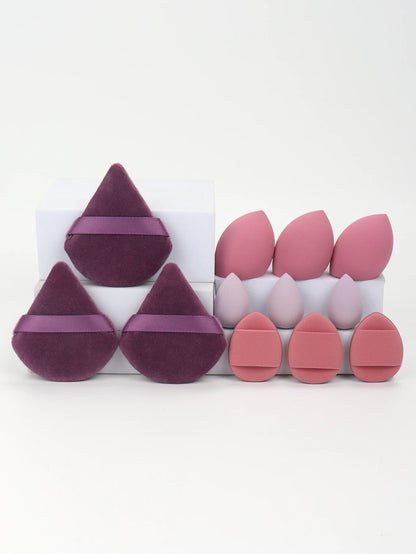 12-Piece All-Purpose Makeup Sponge & Puff Set