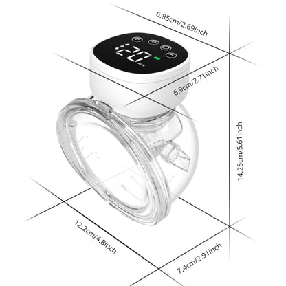 Wearable Breast Pump – Hands-Free Electric Breastfeeding Pump, Portable Automatic Breast Milk Pumping Machine for Mothers
