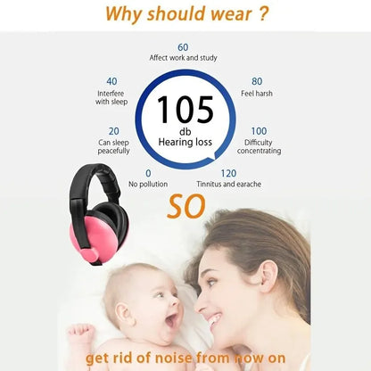 Kids Noise-Reducing Earmuffs / Baby Hearing Protection Headphones