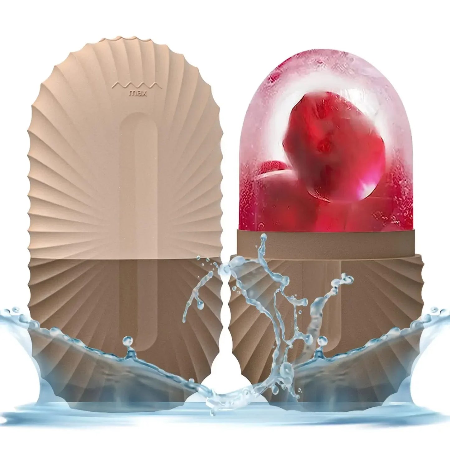 Ice Facial Roller – Skin Cooling Globe for Lifting, Contouring & Soothing Puffy Skin