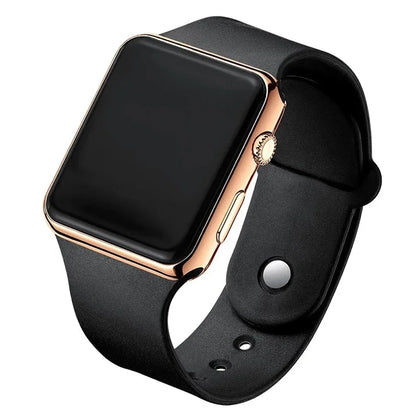 SportSquare™ LED Digital Silicone Watch