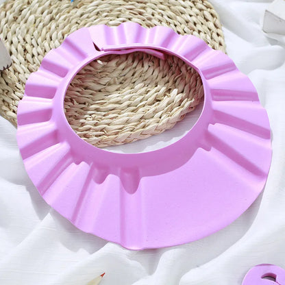 Adjustable Soft Baby Shampoo Shower Cap with Ear Protection