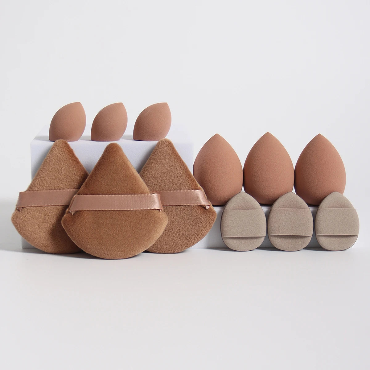 12-Piece All-Purpose Makeup Sponge & Puff Set