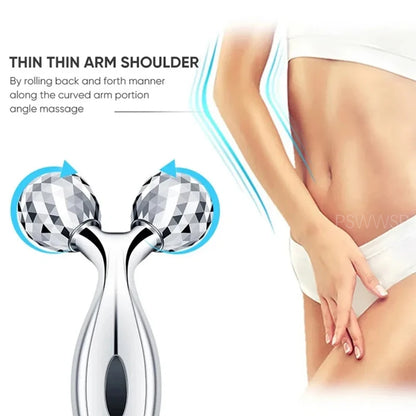 3D Roller Massager – Manual Facial Lifting & Skin Care Tool