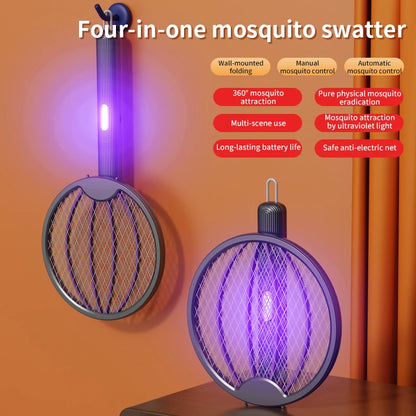 Electric Mosquito Swatter – Cordless Battery Powered Bug Zapper Racket, Handheld Fly & Insect Killer