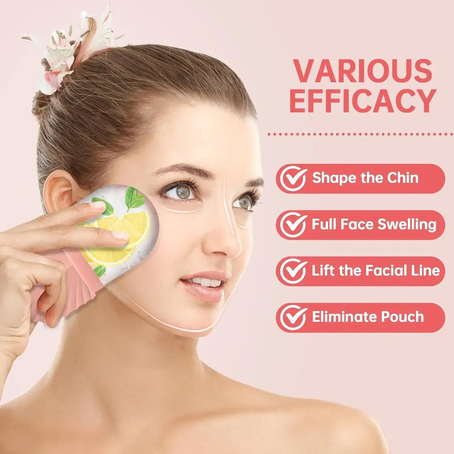 Ice Facial Roller – Skin Cooling Globe for Lifting, Contouring & Soothing Puffy Skin