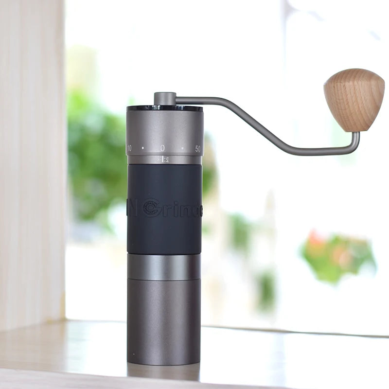 Kingrinder K4/K6 Manual Coffee Grinder – Portable Hand Coffee Mill with 48mm Stainless Steel Titanium Burrs