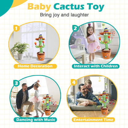 Talking & Dancing Interactive Cactus Toy