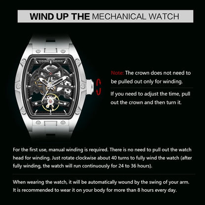 UltraSkel™ Skeleton Automatic Sport Watch