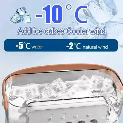3 in 1 Portable Air Conditioner Fan – Mini Air Cooler, Humidifier & LED Night Light for Home or Office